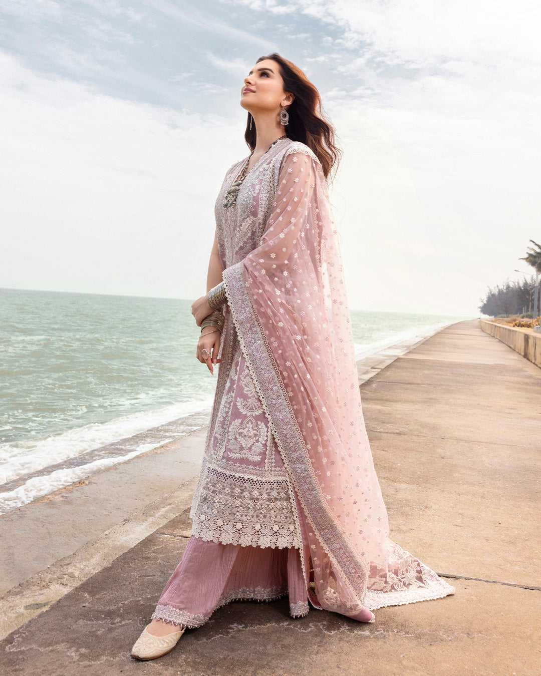 Faiza Saqlain | Zinnia Lawn 25 | Amaryllis - House Of Hania