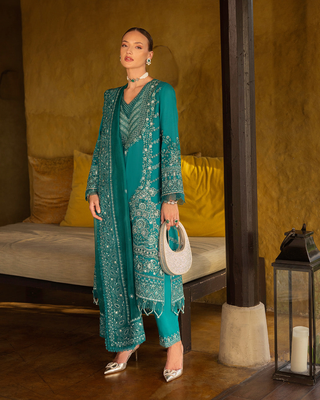 Faiza Saqlain | Zinnia Lawn 25 | Calla - House Of Hania