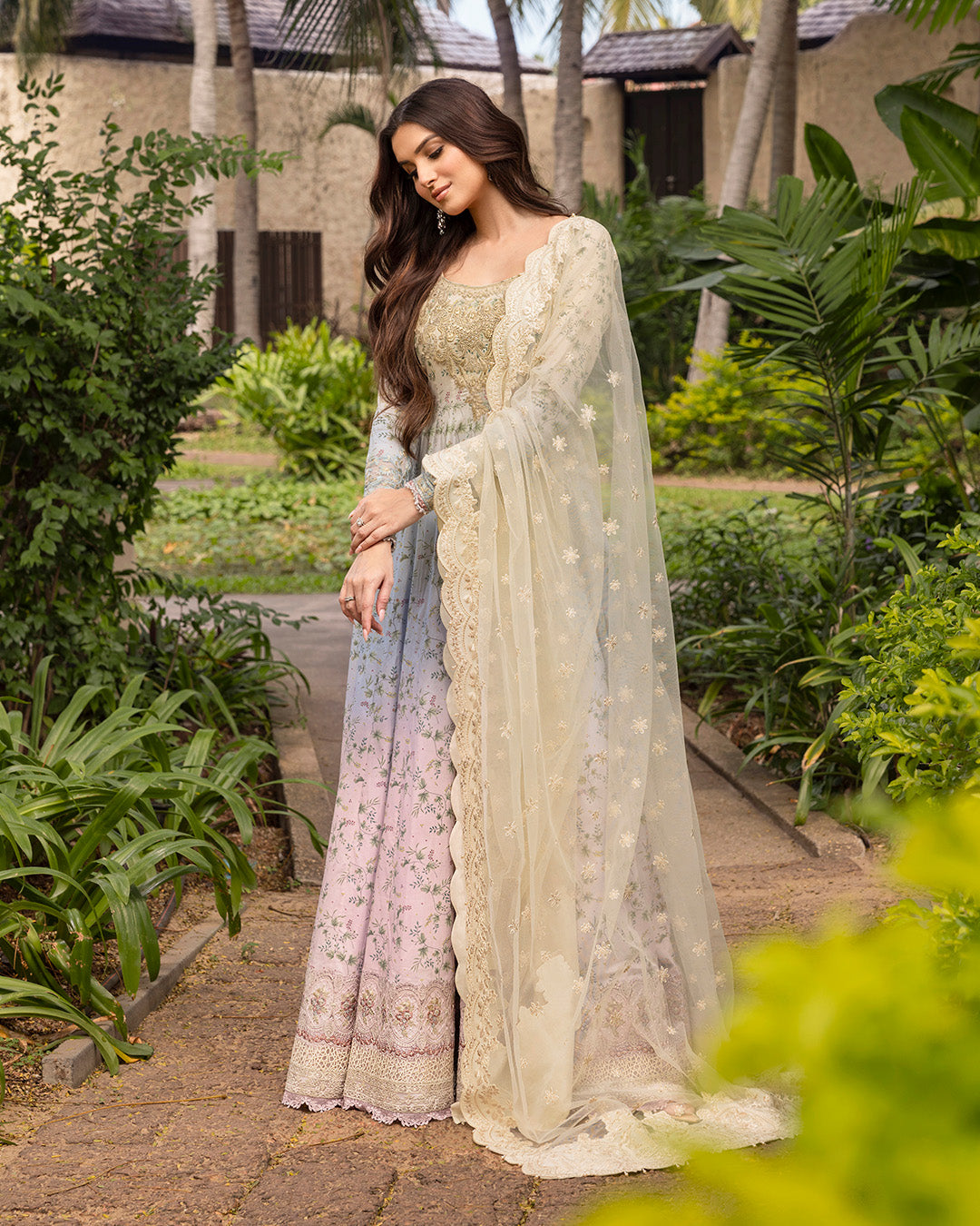 Faiza Saqlain | Zinnia Lawn 25 | Freesia - House Of Hania