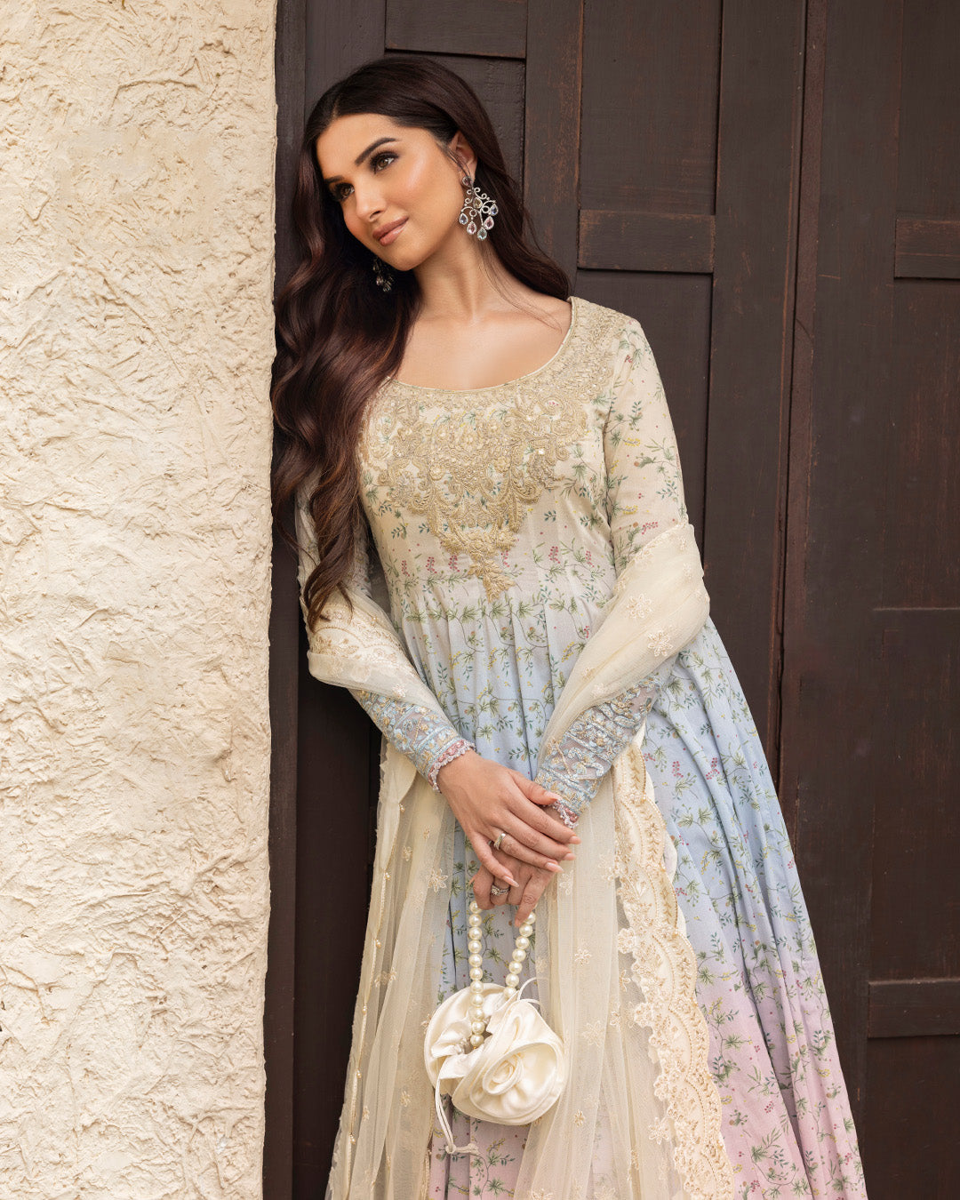 Faiza Saqlain | Zinnia Lawn 25 | Freesia - House Of Hania