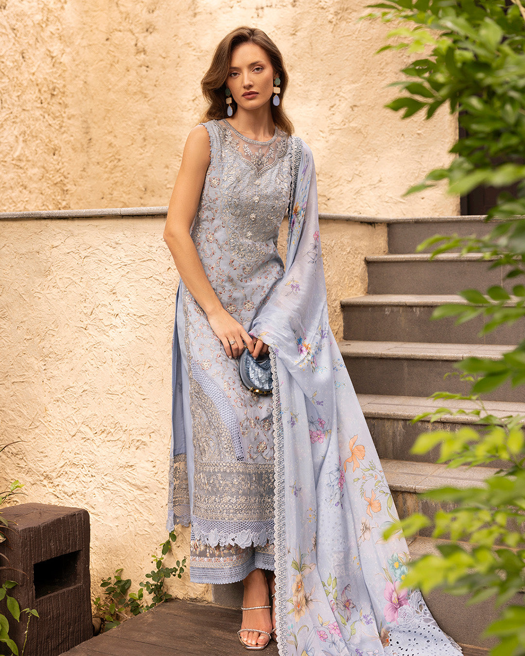 Faiza Saqlain | Zinnia Lawn 25 | Liana - House Of Hania