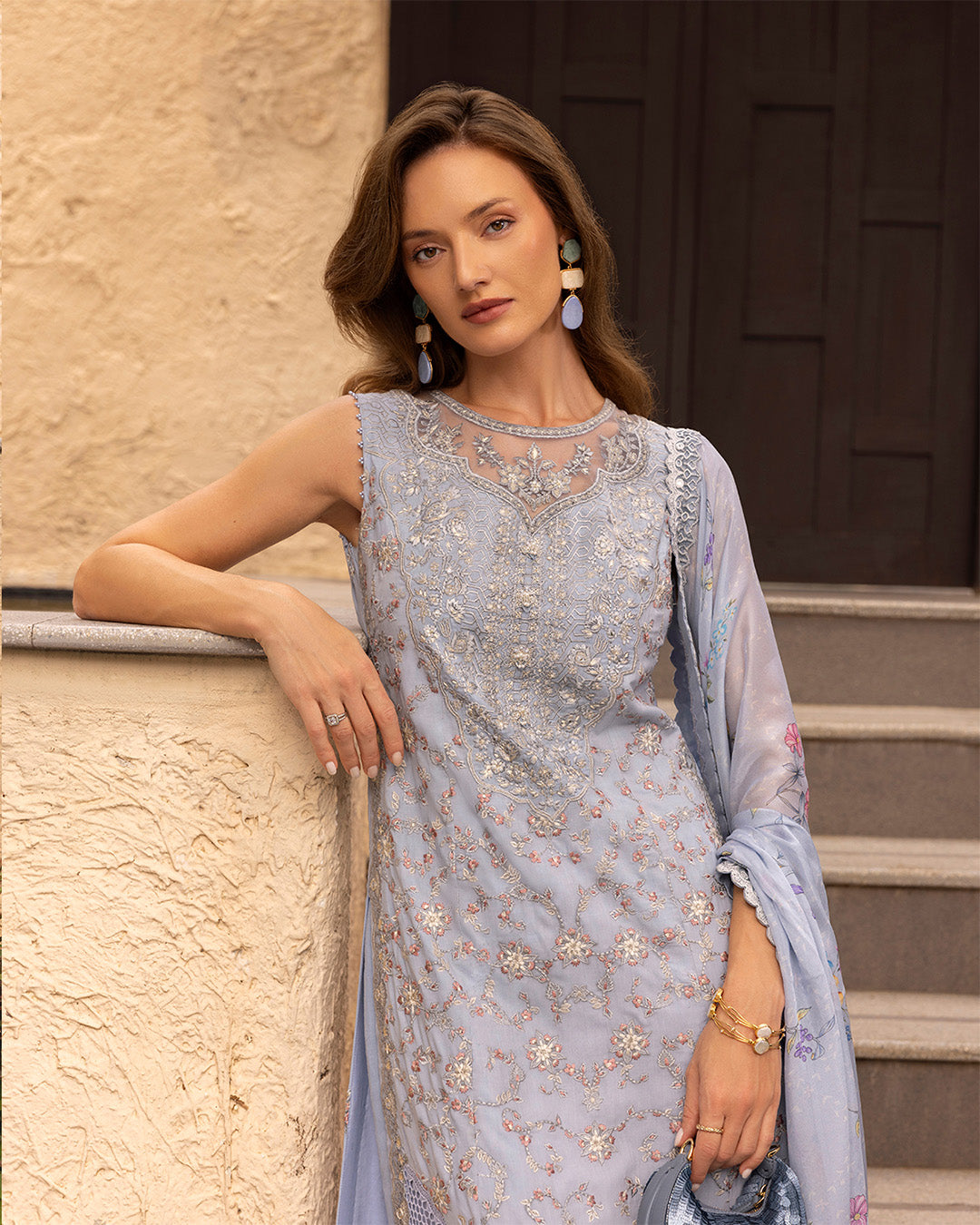 Faiza Saqlain | Zinnia Lawn 25 | Liana - House Of Hania
