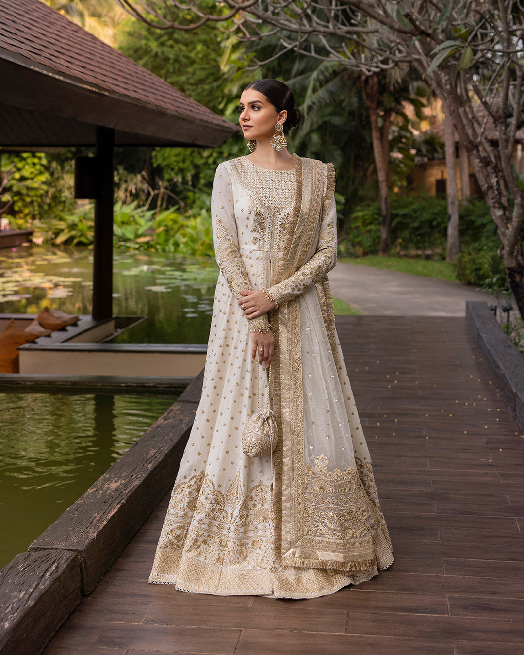 Faiza Saqlain | Zinnia Lawn 25 | Lily - House Of Hania