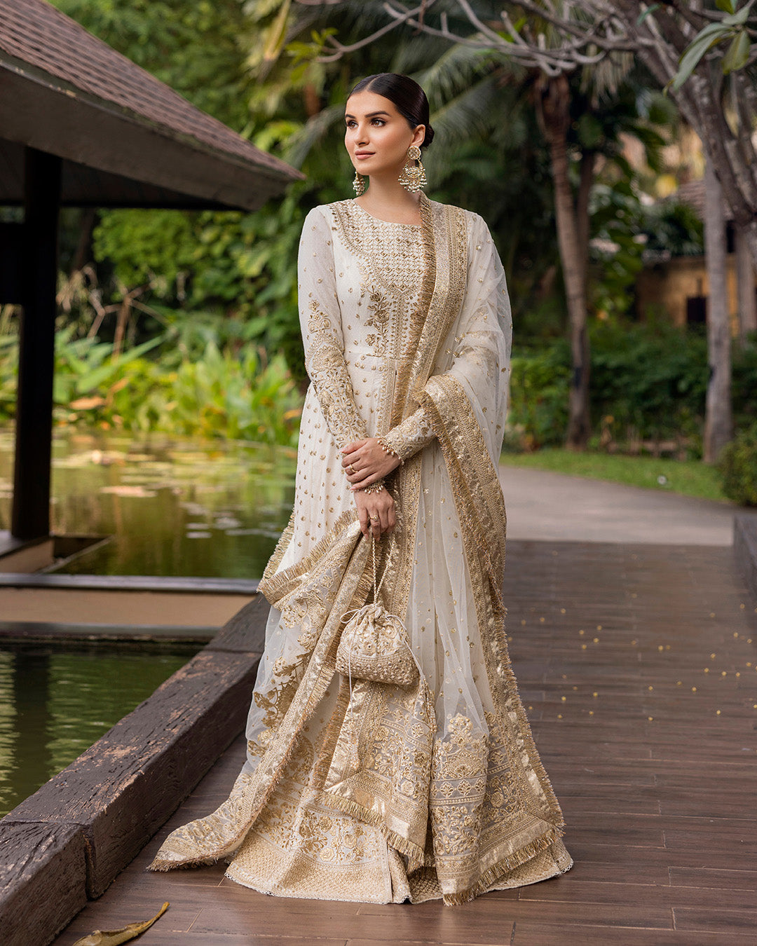 Faiza Saqlain | Zinnia Lawn 25 | Lily - House Of Hania