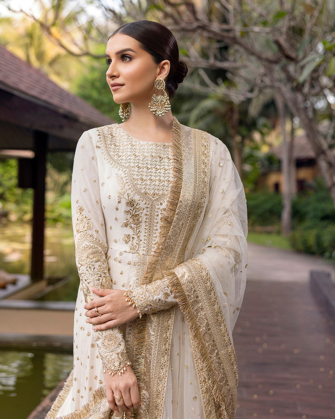 Faiza Saqlain | Zinnia Lawn 25 | Lily - House Of Hania