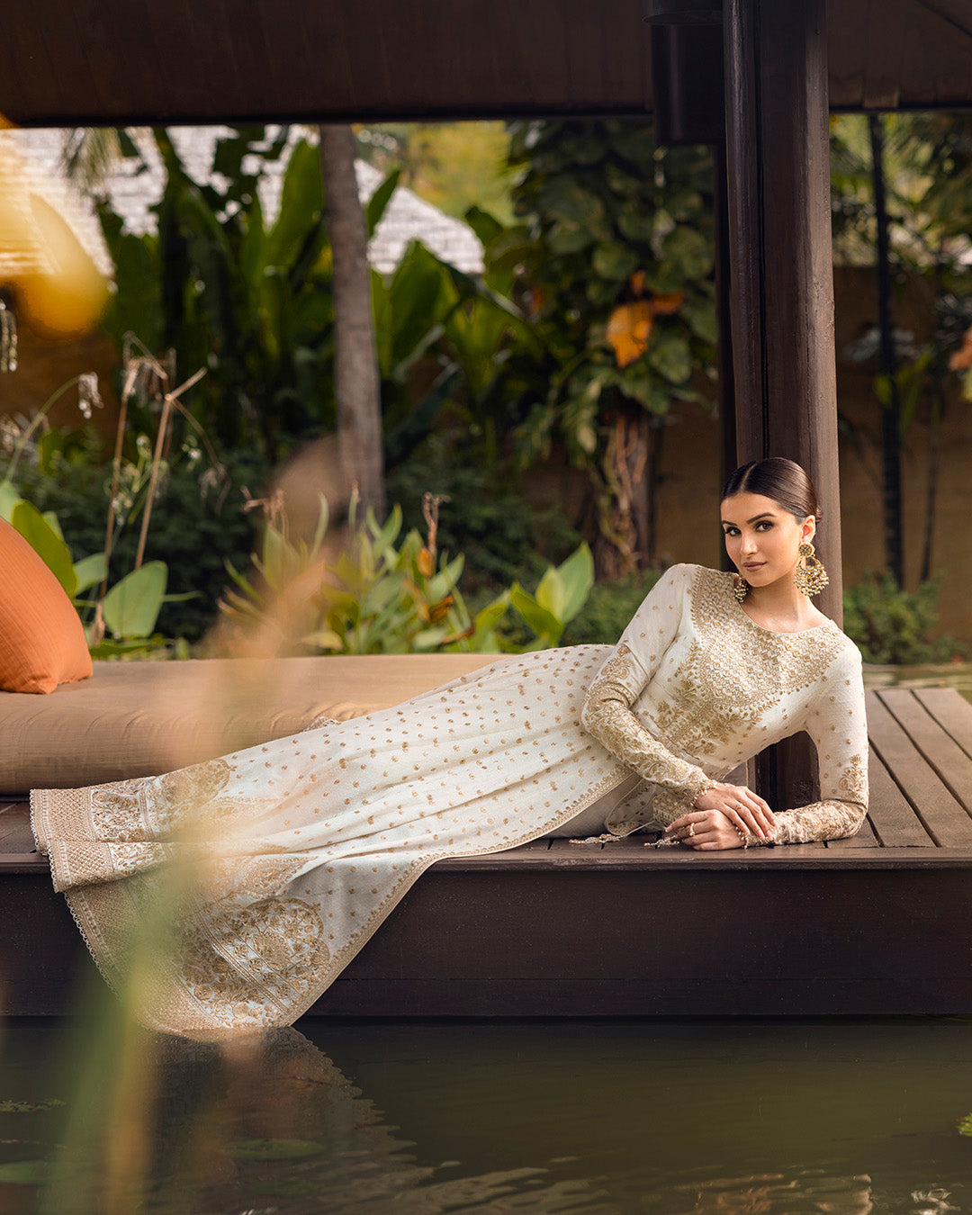 Faiza Saqlain | Zinnia Lawn 25 | Lily - House Of Hania