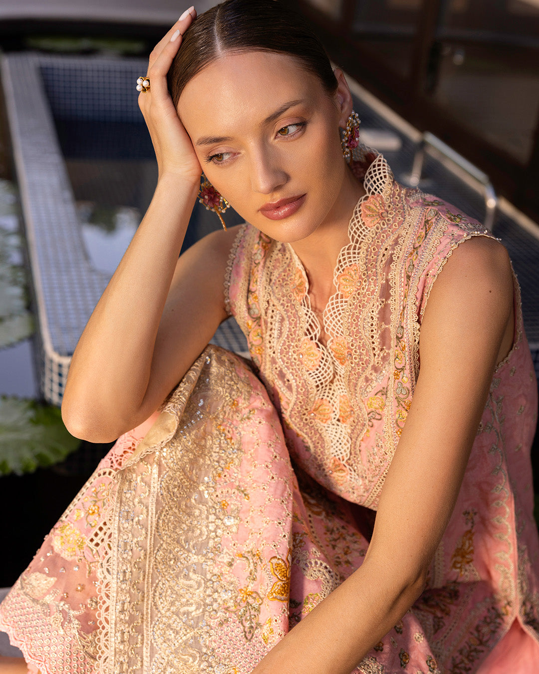 Faiza Saqlain | Zinnia Lawn 25 | Peony - House Of Hania