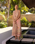 Faiza Saqlain Peony – Embroidered Lawn Suit (3-Piece) - House Of Hania