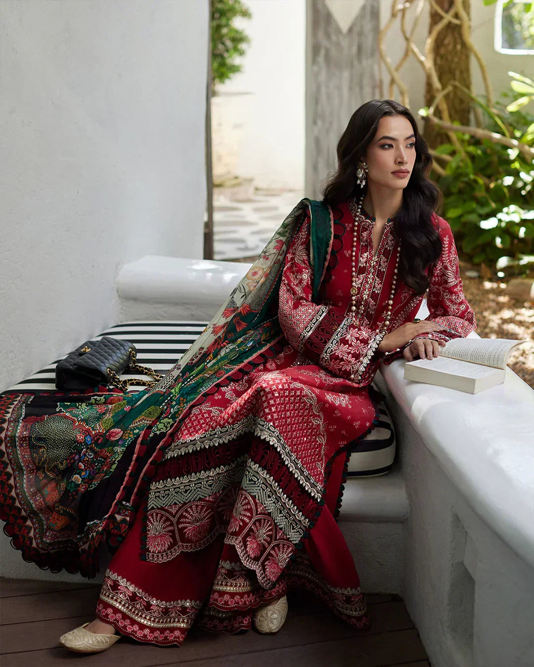 Faiza Saqlain | Liliana Luxury Lawn 24 | Sivana - House Of Anaya