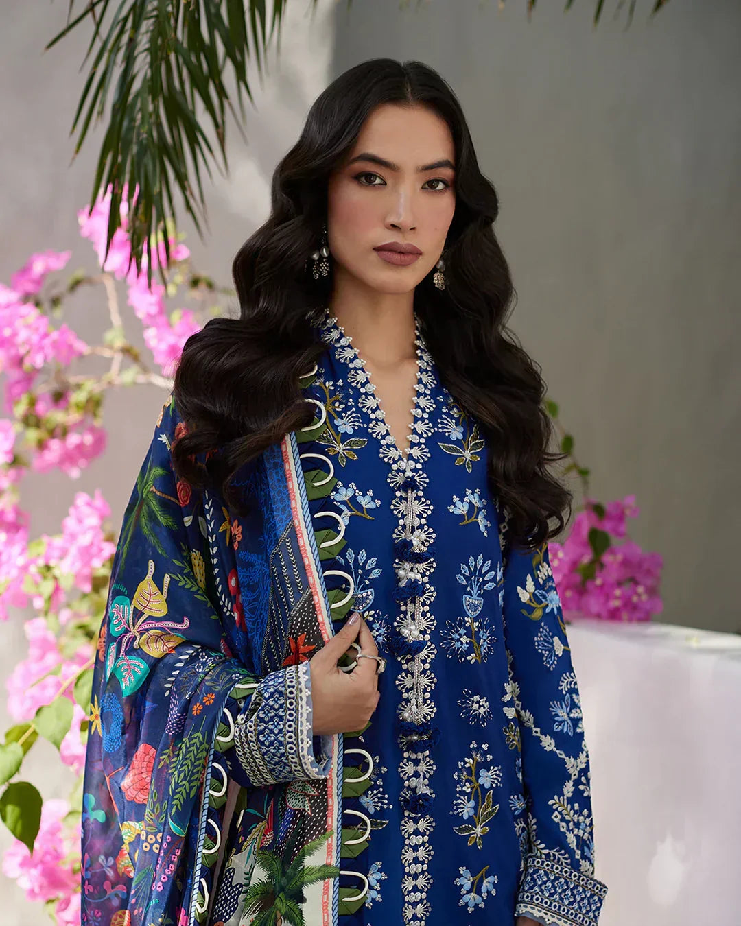 Faiza Saqlain | Liliana Luxury Lawn 24 | Veira - House Of Anaya