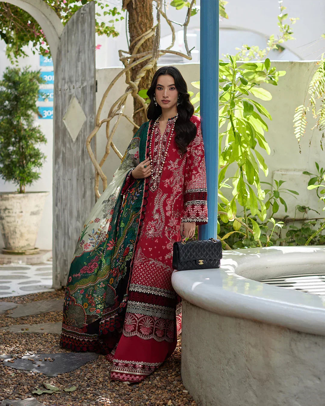 Faiza Saqlain | Liliana Luxury Lawn 24 | Sivana - House Of Anaya