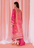 Farah Talib Aziz | Designer Picks 24 | ASHA MAGENTA SHIRT AND DUPATTA - House Of Hania