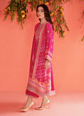 Farah Talib Aziz | Designer Picks 24 | ASHA MAGENTA SHIRT AND DUPATTA - House Of Hania