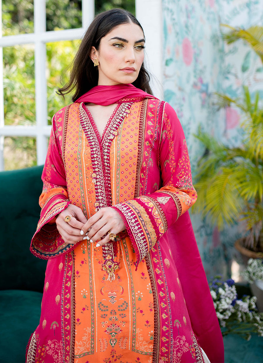 Farah Talib Aziz | Designer Picks 24 | BLAZER SHIRT AND DUPATTA - House Of Hania