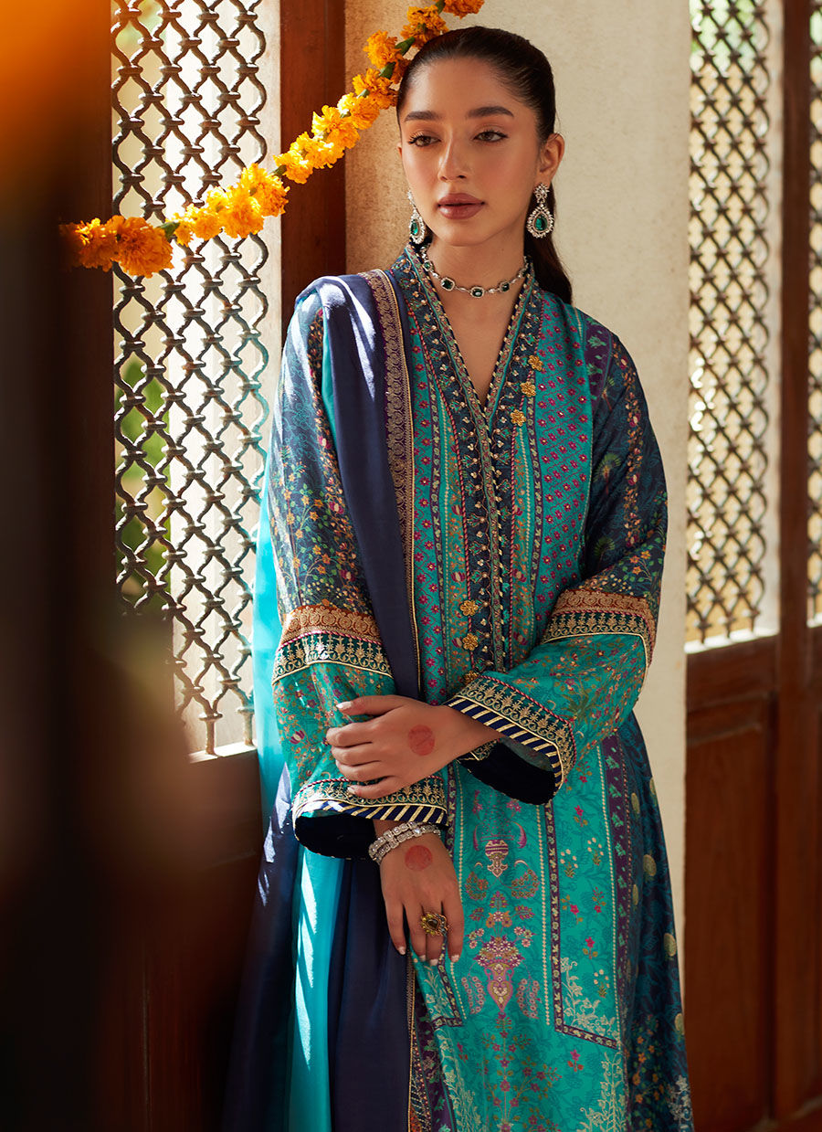 Farah Talib Aziz | Designer Picks 24 | COCO FEROZI SHIRT AND DUPATTA - House Of Hania