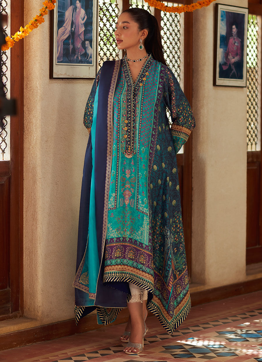 Farah Talib Aziz | Designer Picks 24 | COCO FEROZI SHIRT AND DUPATTA - House Of Hania