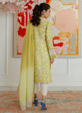 Farah Talib Aziz | Designer Picks 24 | EDEN KIWI SHIRT AND DUPATTA - House Of Hania
