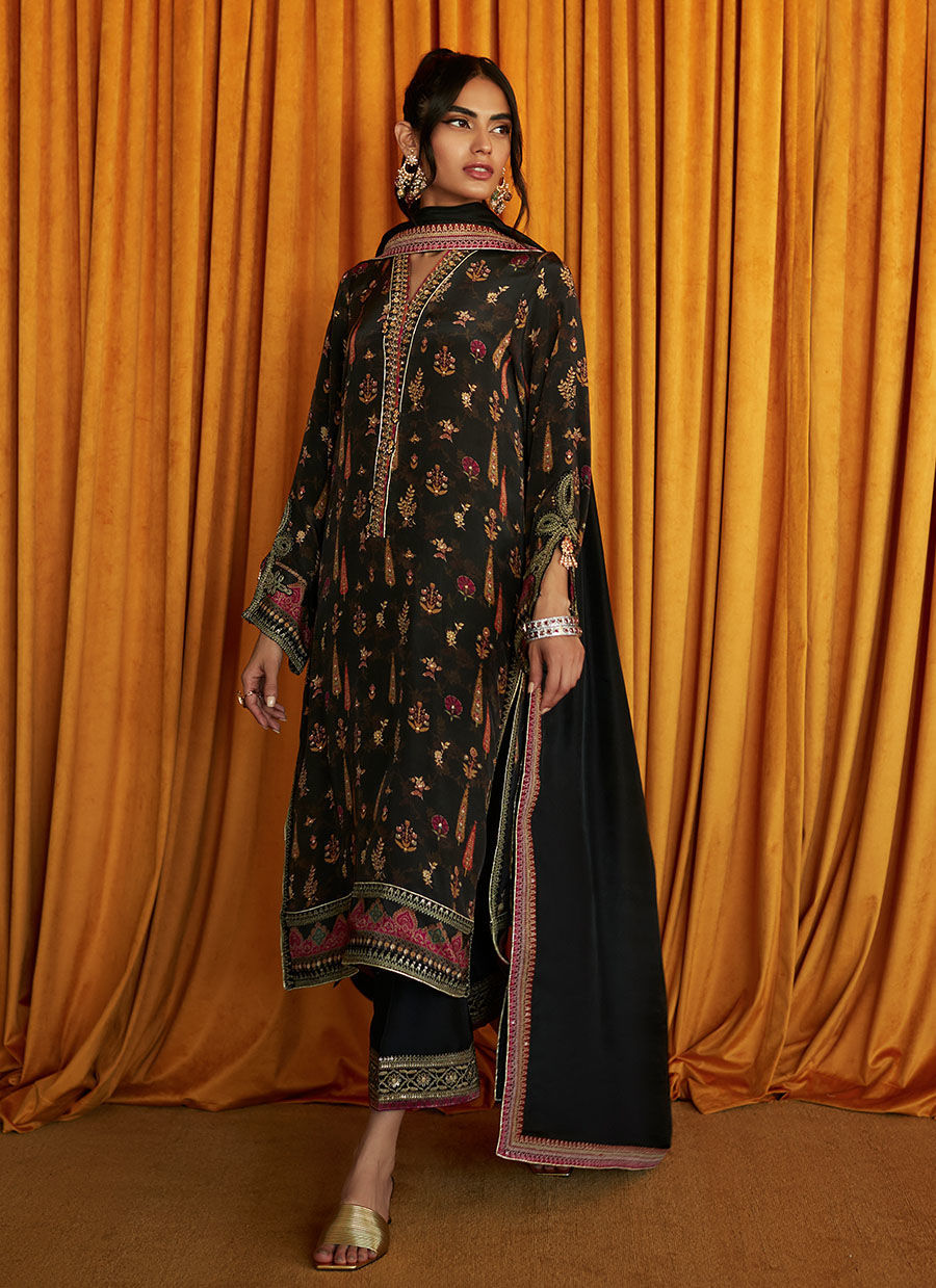 Farah Talib Aziz | Designer Picks 24 | GINA SHIRT AND DUPATTA - House Of Hania