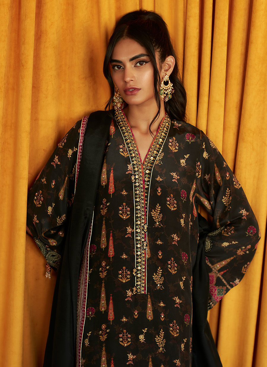 Farah Talib Aziz | Designer Picks 24 | GINA SHIRT AND DUPATTA - House Of Hania