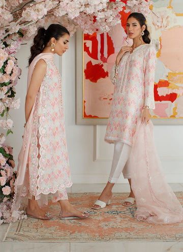 Farah Talib Aziz | Designer Picks 24 | IKAT EMMA SHIRT AND DUPATTA - House Of Hania