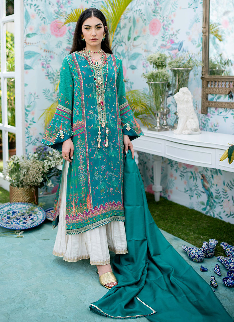 Farah Talib Aziz | Designer Picks 24 | JUNEBERRY SHIRT AND DUPATTA - House Of Hania