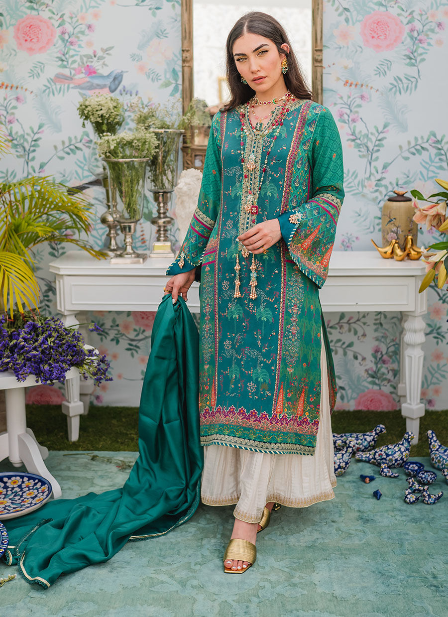Farah Talib Aziz | Designer Picks 24 | JUNEBERRY SHIRT AND DUPATTA - House Of Hania