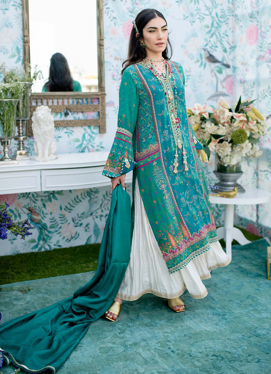 Farah Talib Aziz | Designer Picks 24 | JUNEBERRY SHIRT AND DUPATTA - House Of Hania