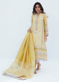 Farah Talib Aziz | Designer Picks 24 | LYMA LEMON SHIRT AND DUPATTA - House Of Hania