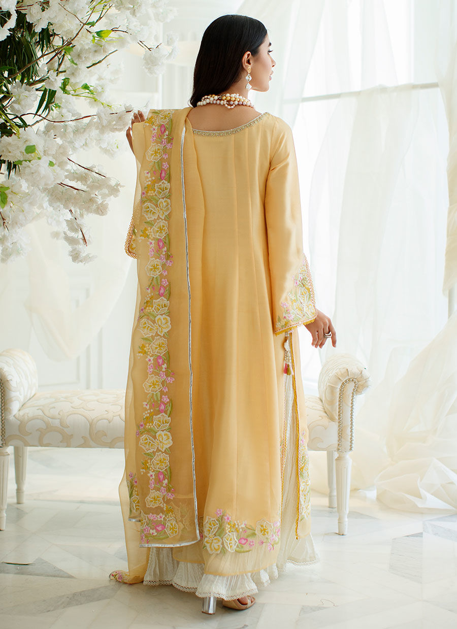 Farah Talib Aziz | Designer Picks 24 | MIMOSA SHIRT AND DUPATTA - House Of Hania