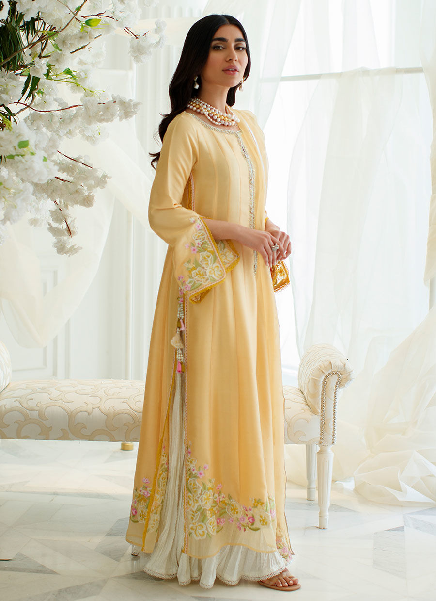 Farah Talib Aziz | Designer Picks 24 | MIMOSA SHIRT AND DUPATTA - House Of Hania