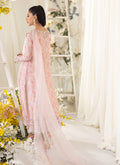 Farah Talib Aziz | Designer Picks 24 | OLEA BLUSH SILK SHIRT AND PRE-DRAPED DUPATTA - House Of Hania