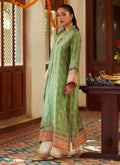 Farah Talib Aziz | Designer Picks 24 | RINA GREEN SHIRT AND DUPATTA - House Of Hania