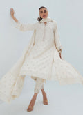 Farah Talib Aziz | Designer Picks 24 | ROSIE IVORY SHIRT AND DUPATTA - House Of Hania