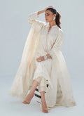 Farah Talib Aziz | Designer Picks 24 | ROSIE IVORY SHIRT AND DUPATTA - House Of Hania
