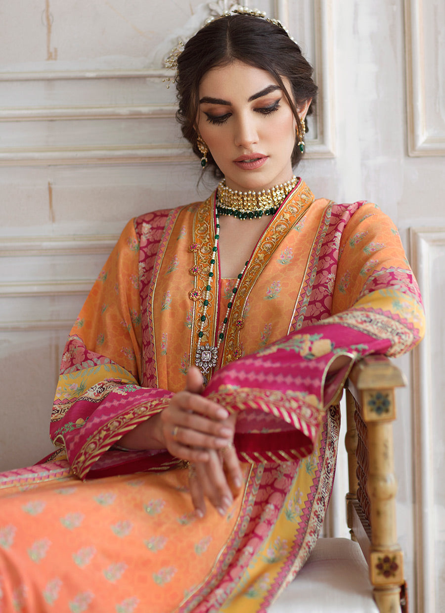 Farah Talib Aziz | Designer Picks 24 | SIENNA CREPE TUNIC AND SILK DUPATTA - House Of Hania