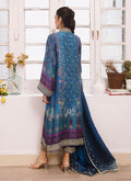 Farah Talib Aziz | Designer Picks 24 | ZOHRA LAPIS SHIRT AND DUPATTA - House Of Hania