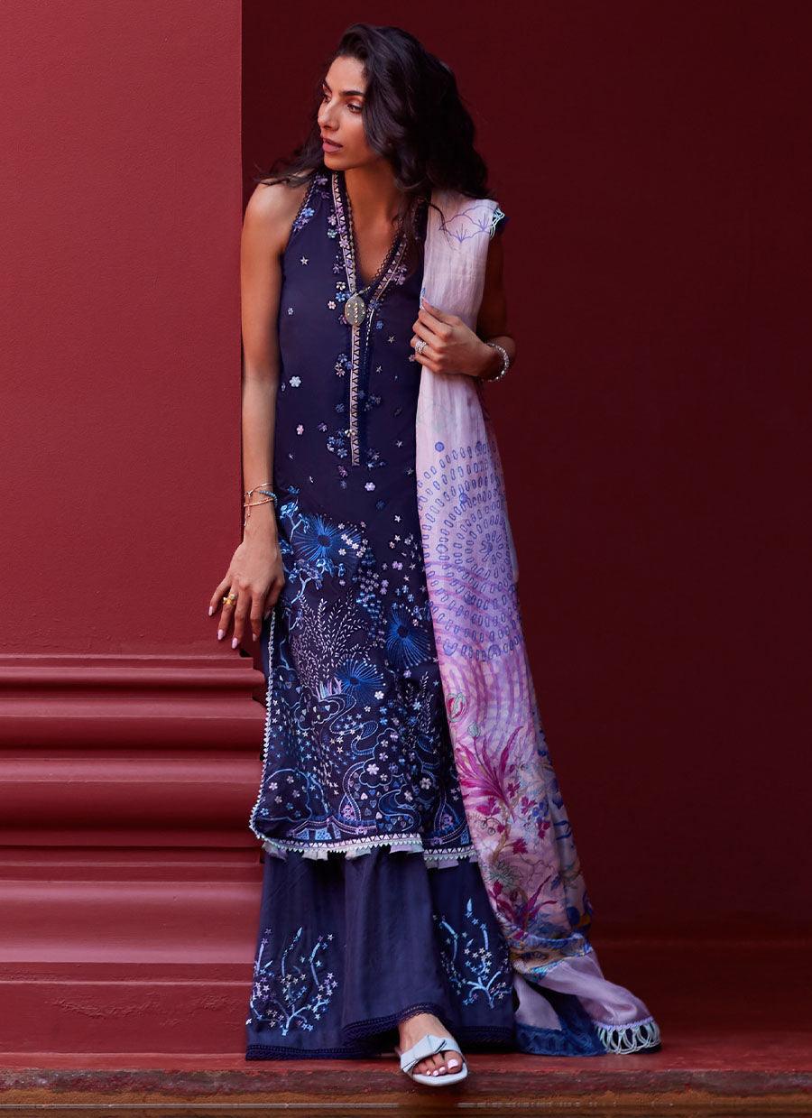 Farah Talib Aziz - Izea Blue - House Of Hania