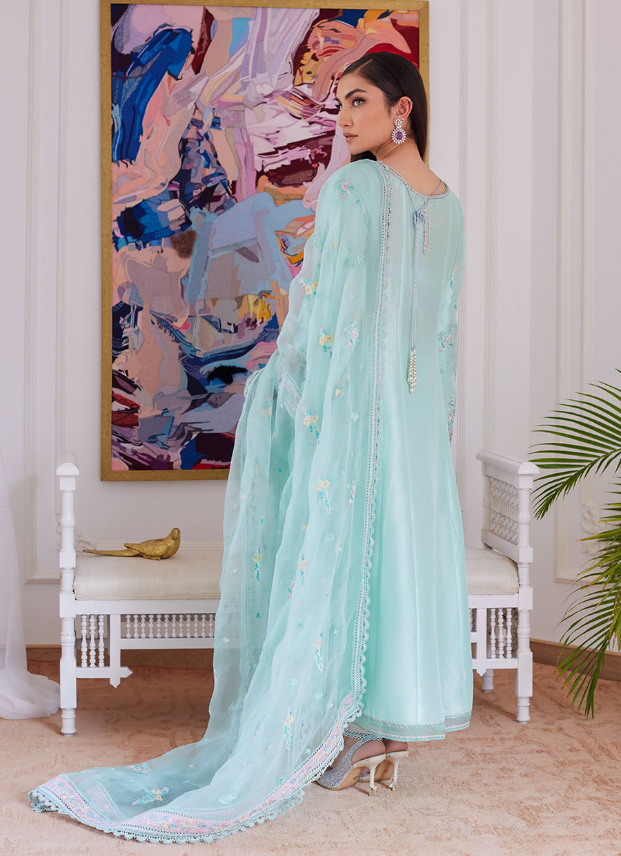 Farah Talib Aziz | Luna Eid Collection 24 | AURELLA MINT - House Of Hania