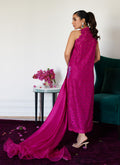 Farah Talib Aziz | Luna Eid Collection 24 | CLARIENE HOT PINK - House Of Hania