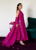 Farah Talib Aziz | Luna Eid Collection 24 | CLARIENE HOT PINK - House Of Hania
