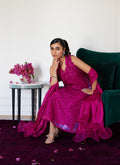 Farah Talib Aziz | Luna Eid Collection 24 | CLARIENE HOT PINK - House Of Hania