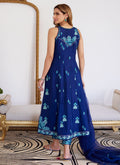Farah Talib Aziz | Luna Eid Collection 24 | ELSYEE ROYAL BLUE - House Of Hania
