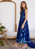 Farah Talib Aziz | Luna Eid Collection 24 | ELSYEE ROYAL BLUE - House Of Hania