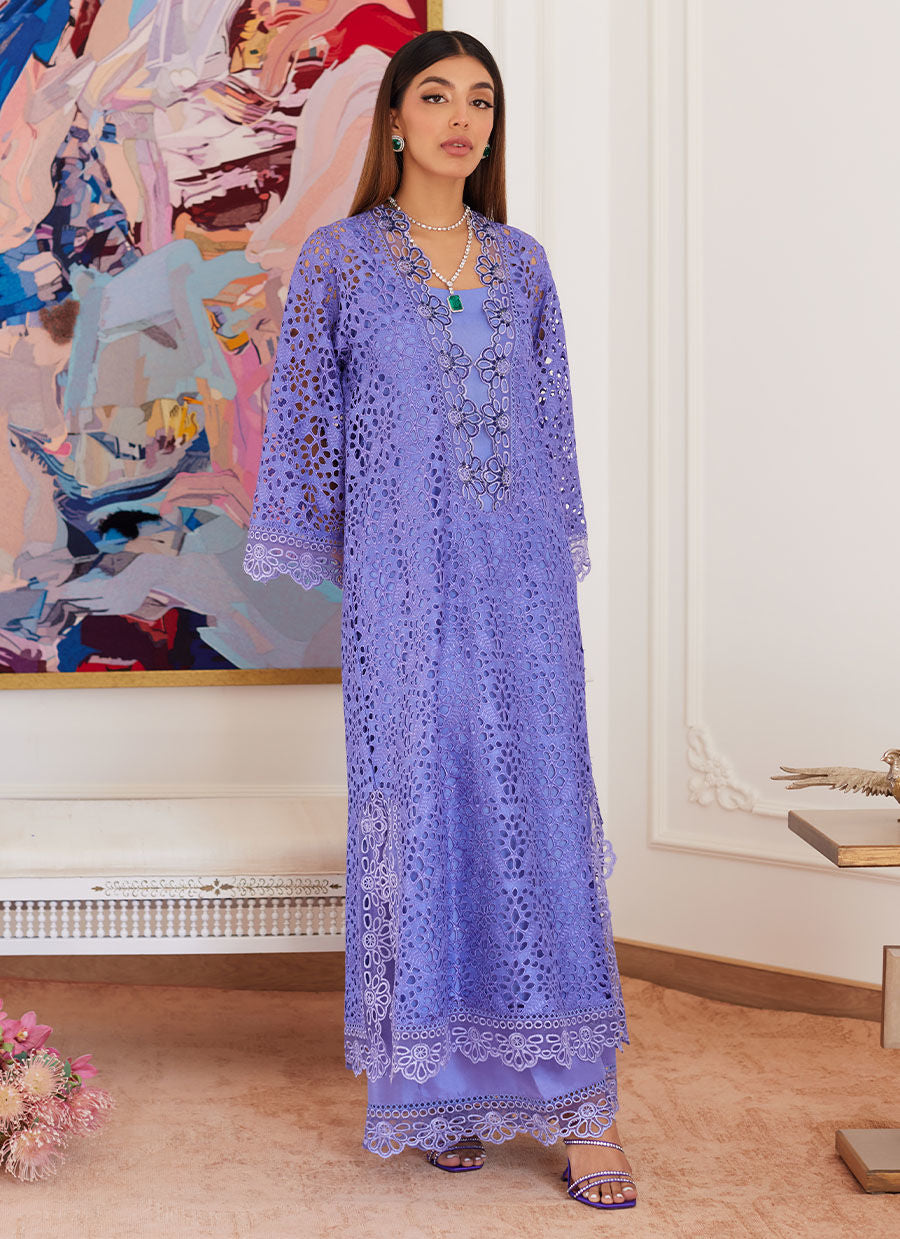 Farah Talib Aziz | Luna Eid Collection 24 | EVANTHIA PERIWINKLE - House Of Hania