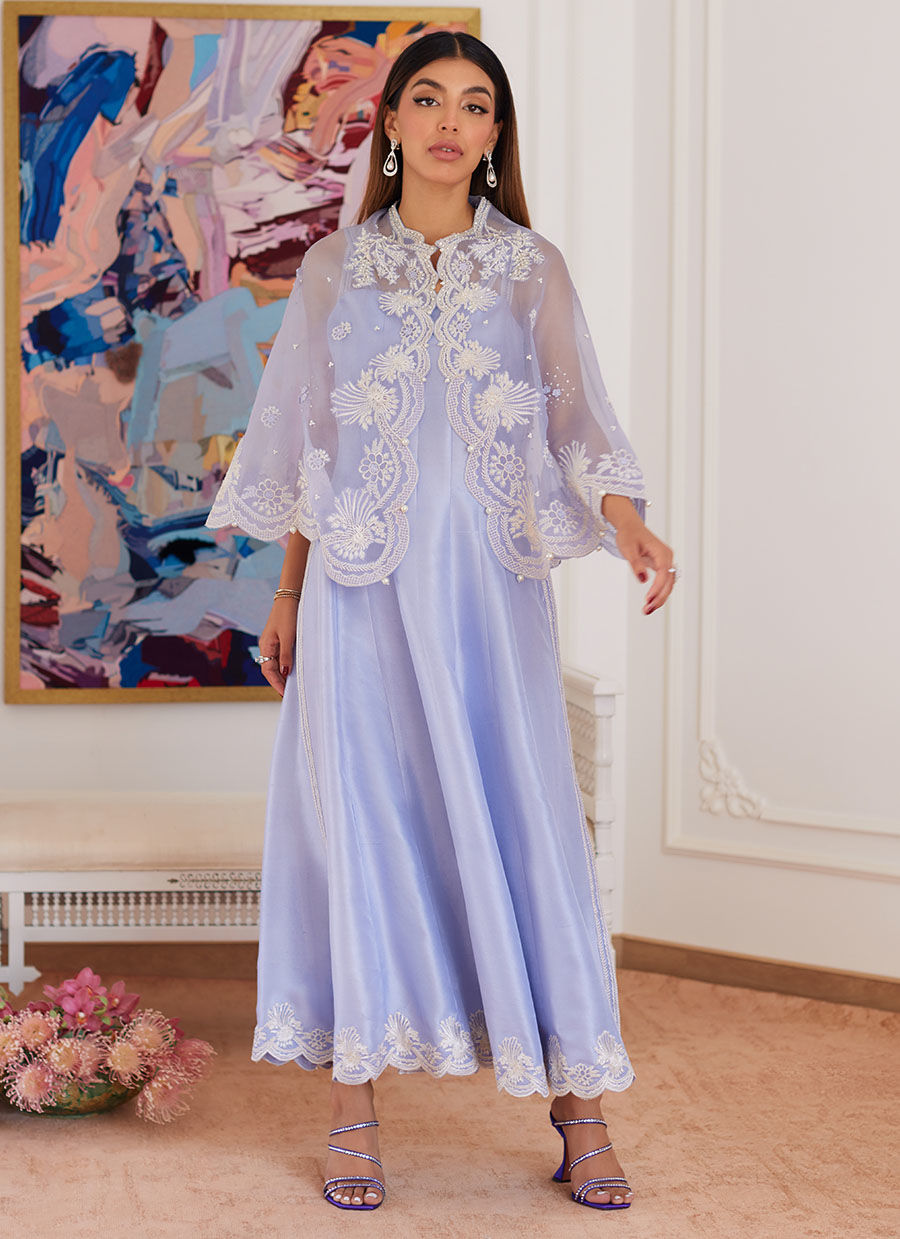 Farah Talib Aziz | Luna Eid Collection 24 | FLEUR LAVENDER - House Of Hania