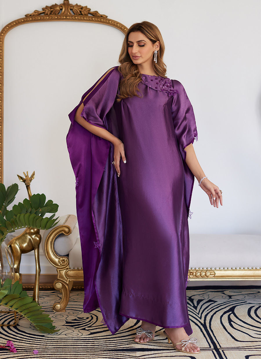 Farah Talib Aziz | Luna Eid Collection 24 | MAYLONE SPARKLING GRAPE - House Of Hania