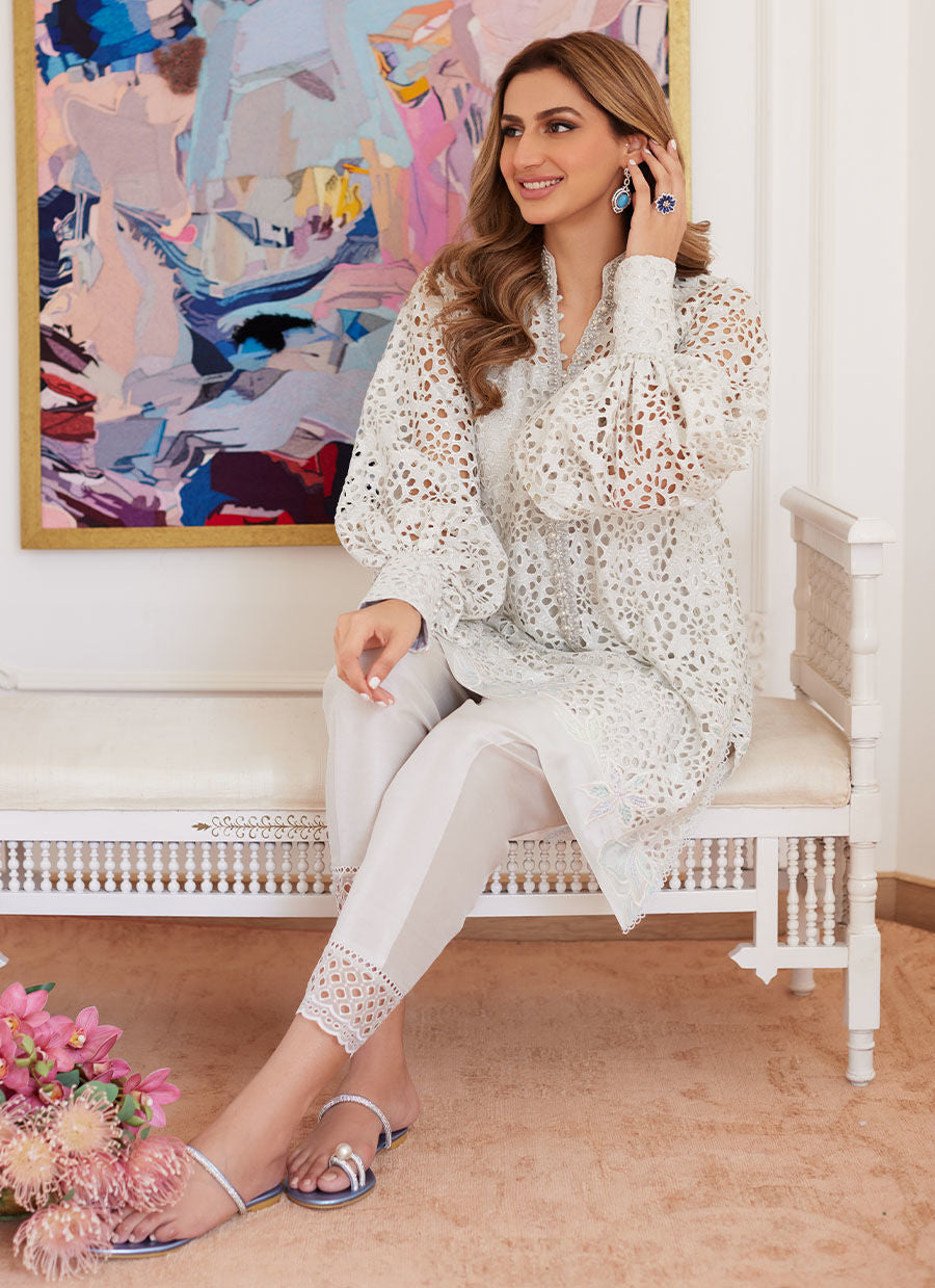Farah Talib Aziz | Luna Eid Collection 24 | OPHELIA IVORY - House Of Hania