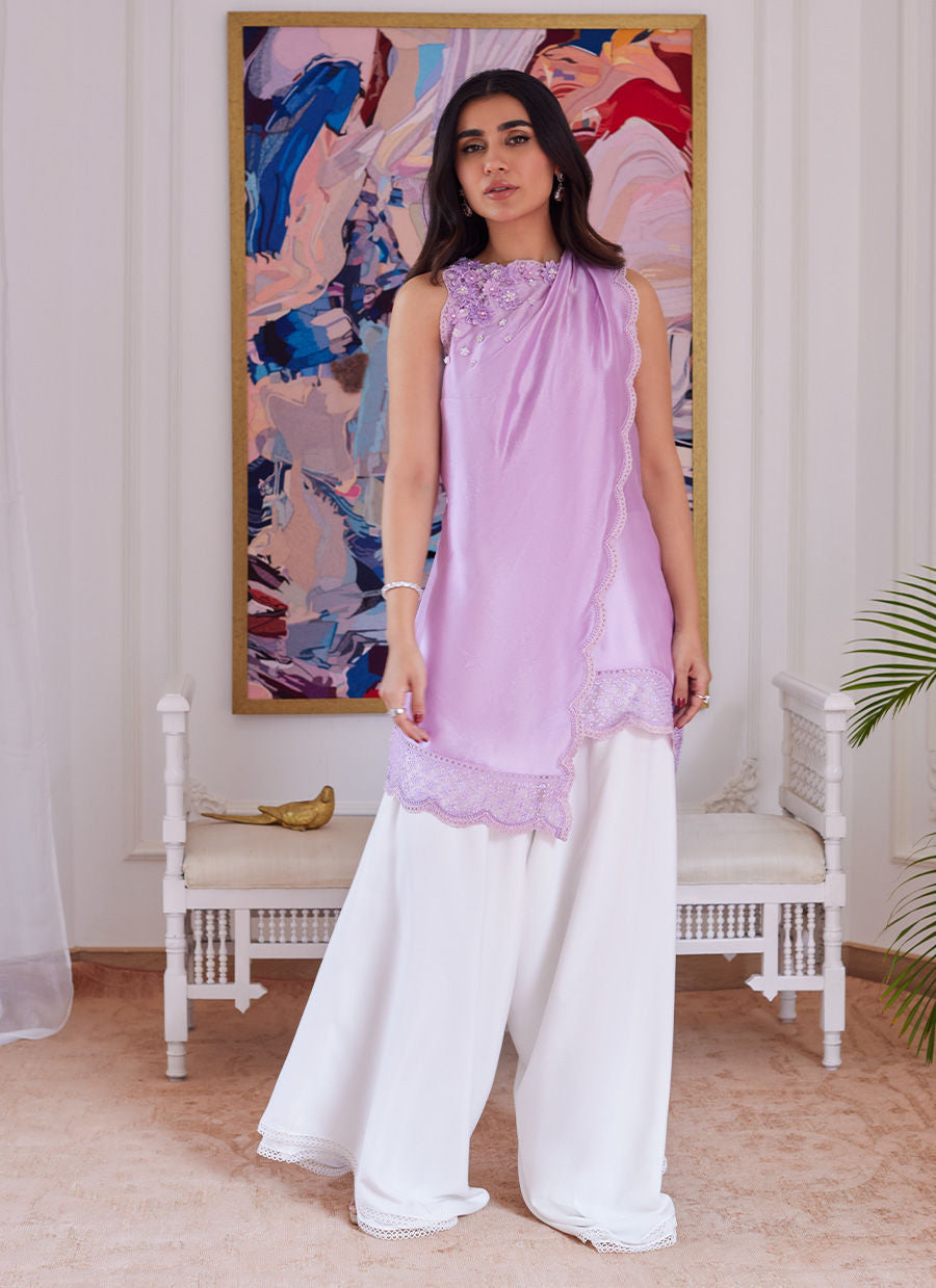 Farah Talib Aziz | Luna Eid Collection 24 | SUZETTE LAVENDER - House Of Hania