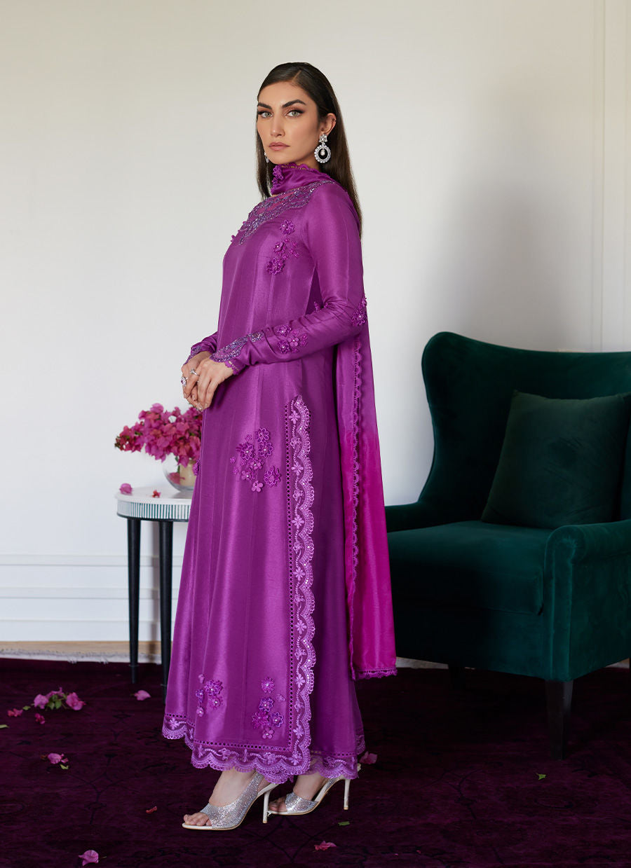 Farah Talib Aziz | Luna Eid Collection 24 | TIERRA MUTED MAGENTA - House Of Hania
