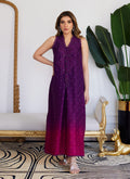 Farah Talib Aziz | Luna Eid Collection 24 | VIOLETTE WILD BERRY OMBRE - House Of Hania